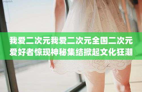 我爱二次元我爱二次元全国二次元爱好者惊现神秘集结掀起文化狂潮