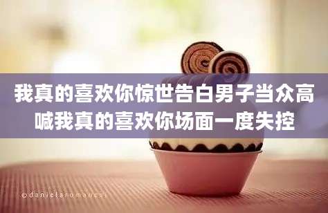 我真的喜欢你惊世告白男子当众高喊我真的喜欢你场面一度失控