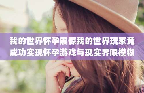 我的世界怀孕震惊我的世界玩家竟成功实现怀孕游戏与现实界限模糊