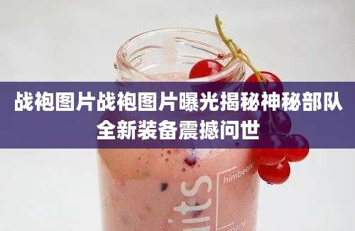 战袍图片战袍图片曝光揭秘神秘部队全新装备震撼问世