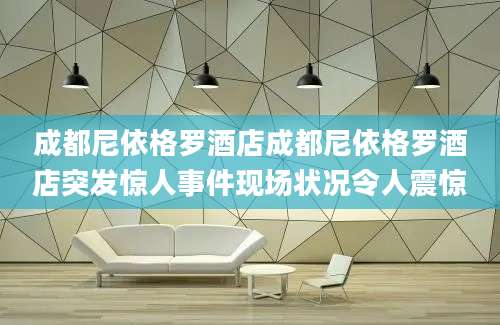 成都尼依格罗酒店成都尼依格罗酒店突发惊人事件现场状况令人震惊