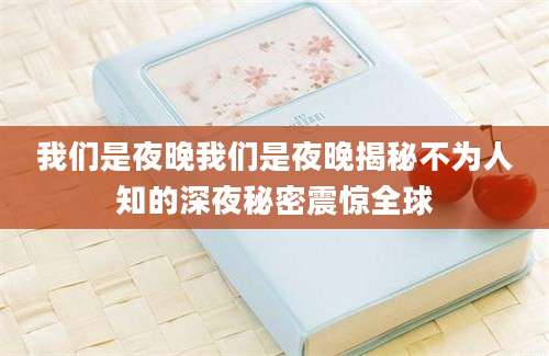 我们是夜晚我们是夜晚揭秘不为人知的深夜秘密震惊全球