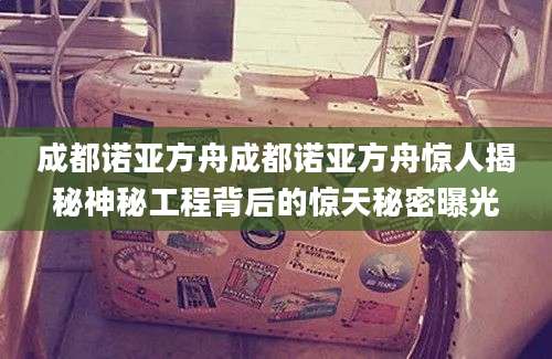 成都诺亚方舟成都诺亚方舟惊人揭秘神秘工程背后的惊天秘密曝光