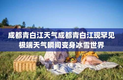 成都青白江天气成都青白江现罕见极端天气瞬间变身冰雪世界